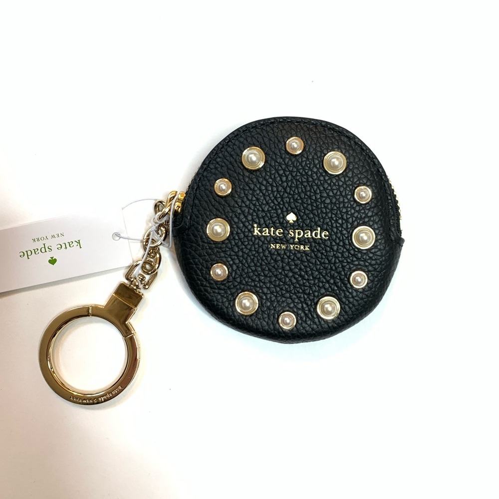 Kate Spade Leather and Pearl Coin Purse
